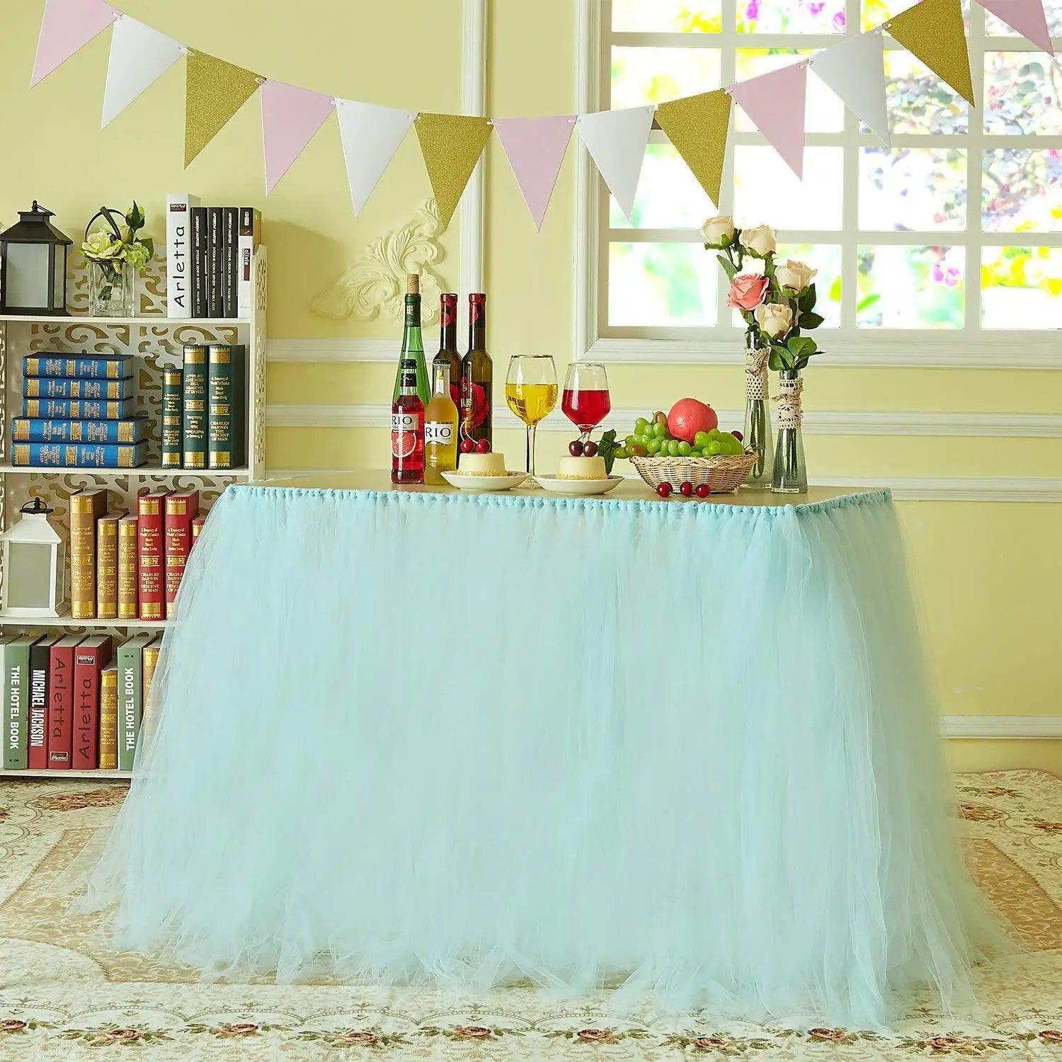Sequin Glitter Tablecloth – 28 Colors | Wedding, Gala & Party Table Decoration