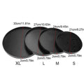 Round Solid Wood Serving Tray with Raised Edges — Dishwasher Safe
