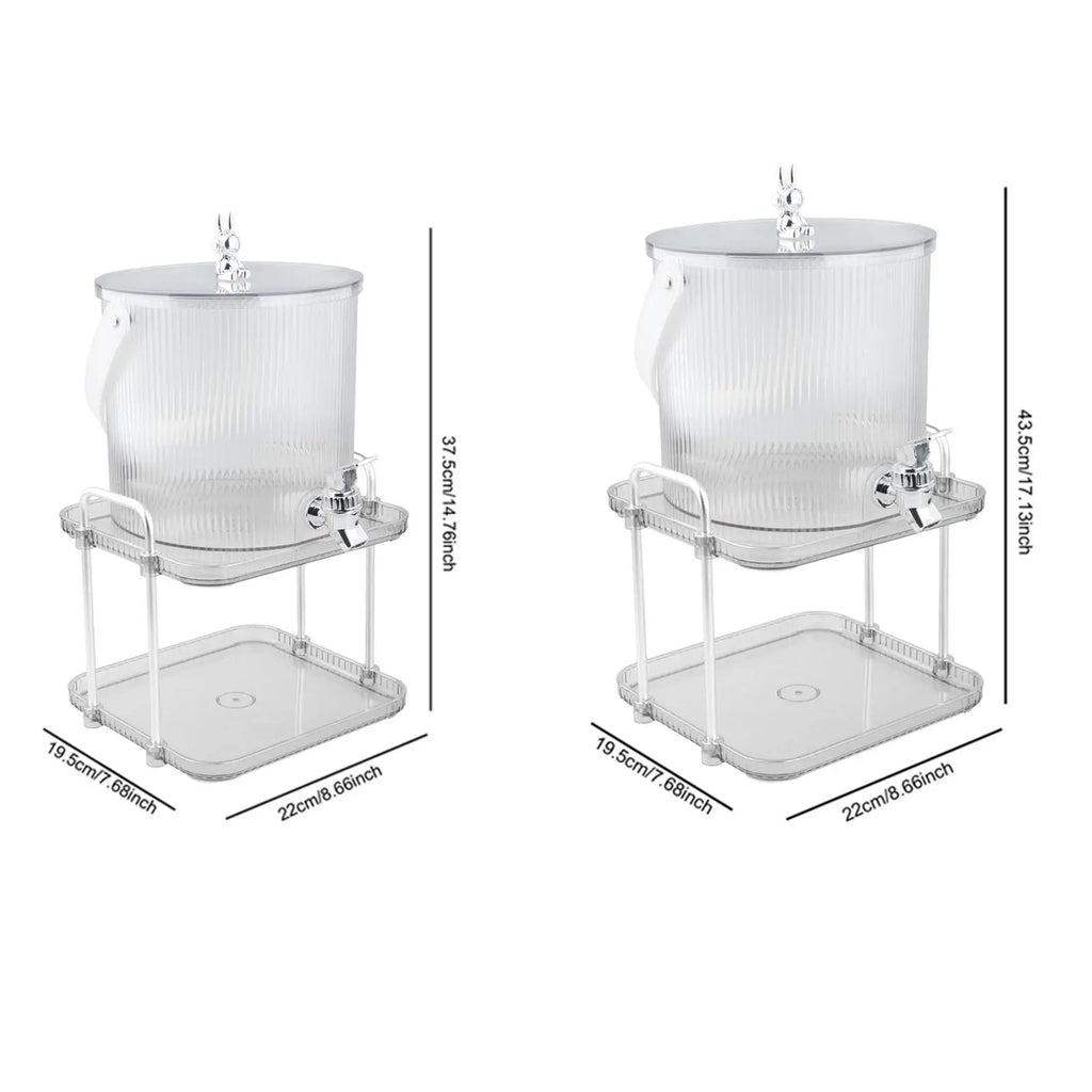 Refrigerator Beverage Dispenser with Faucet & Stand – Cold Brew Jug