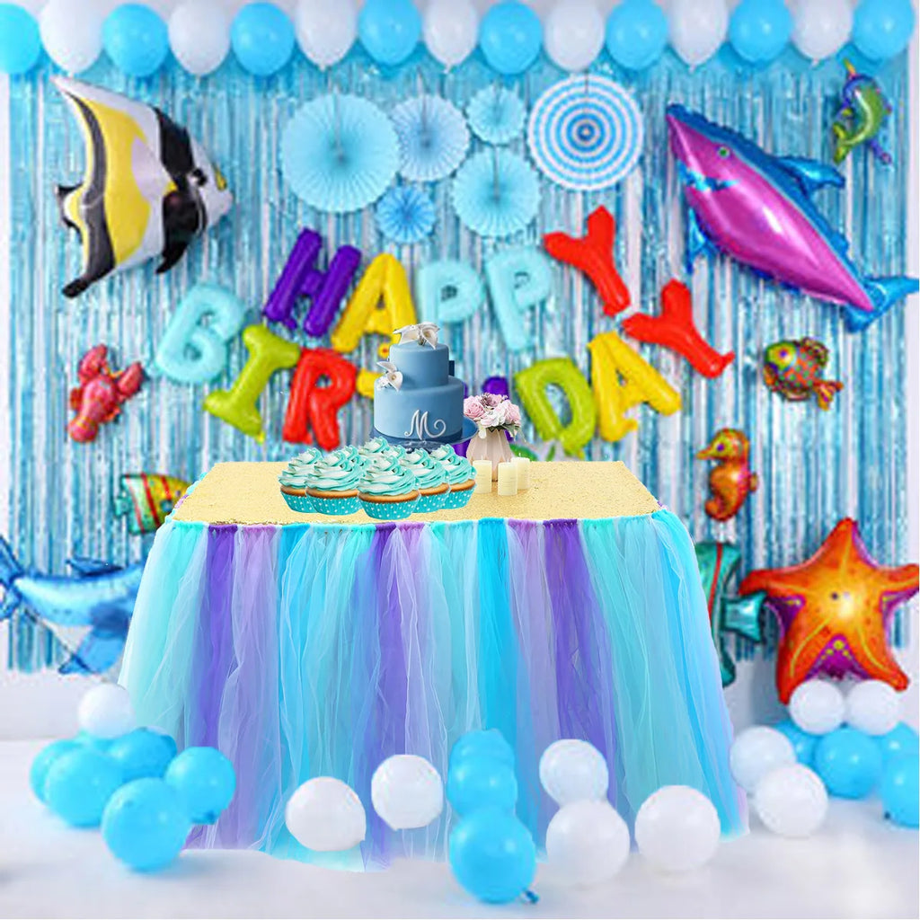 Sequin Glitter Tablecloth – 28 Colors | Wedding, Gala & Party Table Decoration