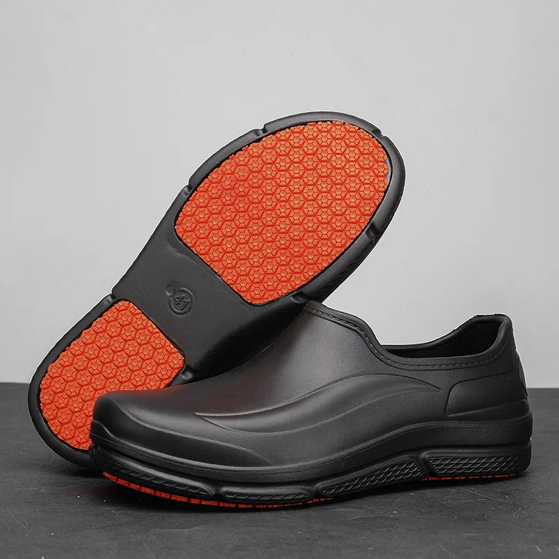 Unisex Shoes Lightweight EVA Rain Shoes Waterproof Oil-proof Kitchen Work Shoe Women's Garden Work Footwear Unisex Chef Shoes
