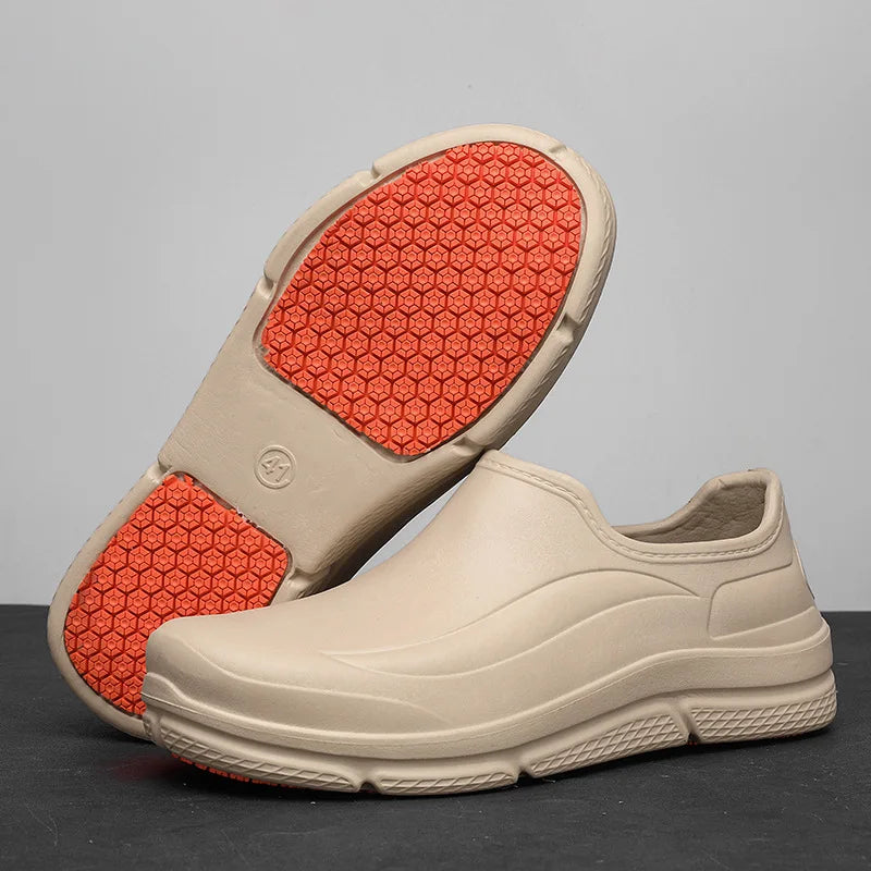 Unisex Shoes Lightweight EVA Rain Shoes Waterproof Oil-proof Kitchen Work Shoe Women's Garden Work Footwear Unisex Chef Shoes