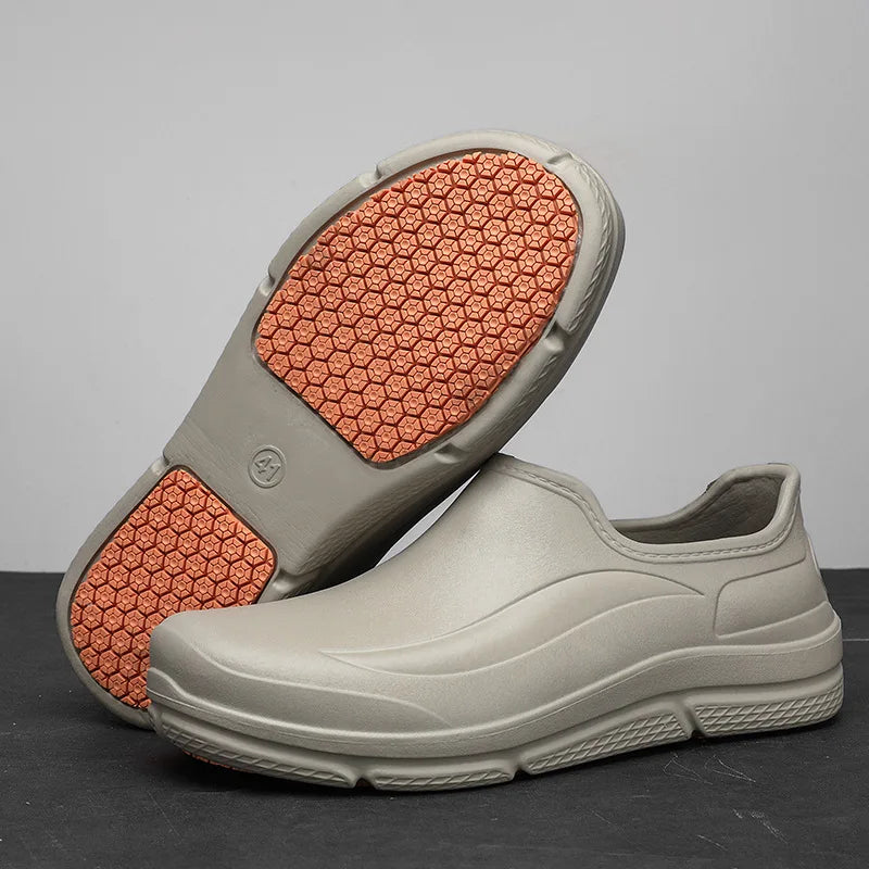 Unisex Shoes Lightweight EVA Rain Shoes Waterproof Oil-proof Kitchen Work Shoe Women's Garden Work Footwear Unisex Chef Shoes