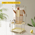 Large Capacity Glass Beverage Dispenser with Tap – Leakproof Pitcher for Events