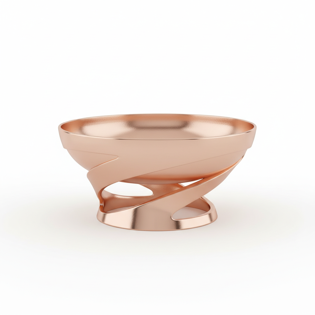 Modern rose gold chafing bowl